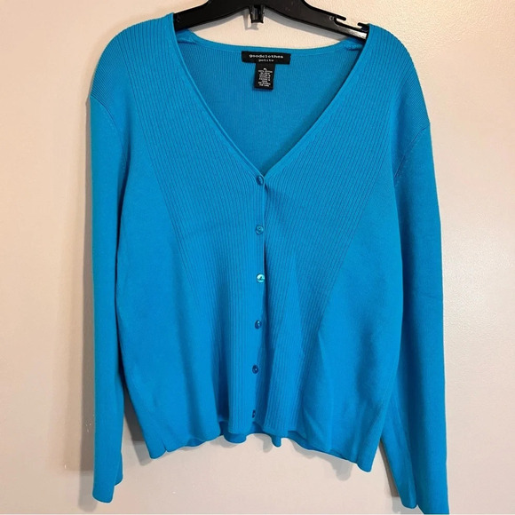 100% Cotton  Knit Cardigan - Picture 3 of 3